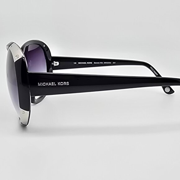 Michael Kors MKS205 Beverly Hills Black Frame Grey Gradient Lens Sunglasses 59mm main image 15